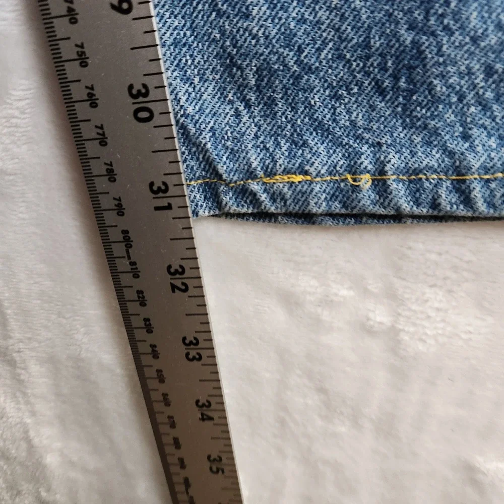 Lee Jeans Mens 42x34 Blue Denim Relaxed Fit‎ Classic Casual Pants